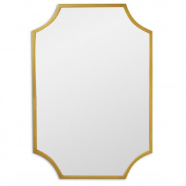 Зеркало восьмиугольное в золотой раме Lyra Gold (Лира) Svart 65*95 см 