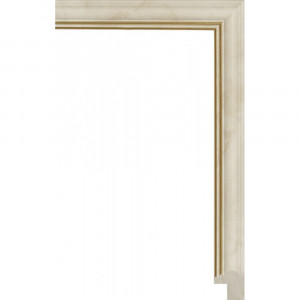 135N.RS.147 Пластиковый багет Белый