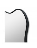 Зеркало в чёрной волнистой раме Fancy Black (Фэнси) Smal 60*80 см в интернет-магазине зеркальной мастерской ЗЕРКАЛА-М фото 1 