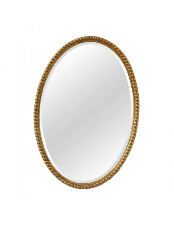 Овальное зеркало в золотой раме Globo Gold в интернет-магазине зеркальной мастерской ЗЕРКАЛА-М фото